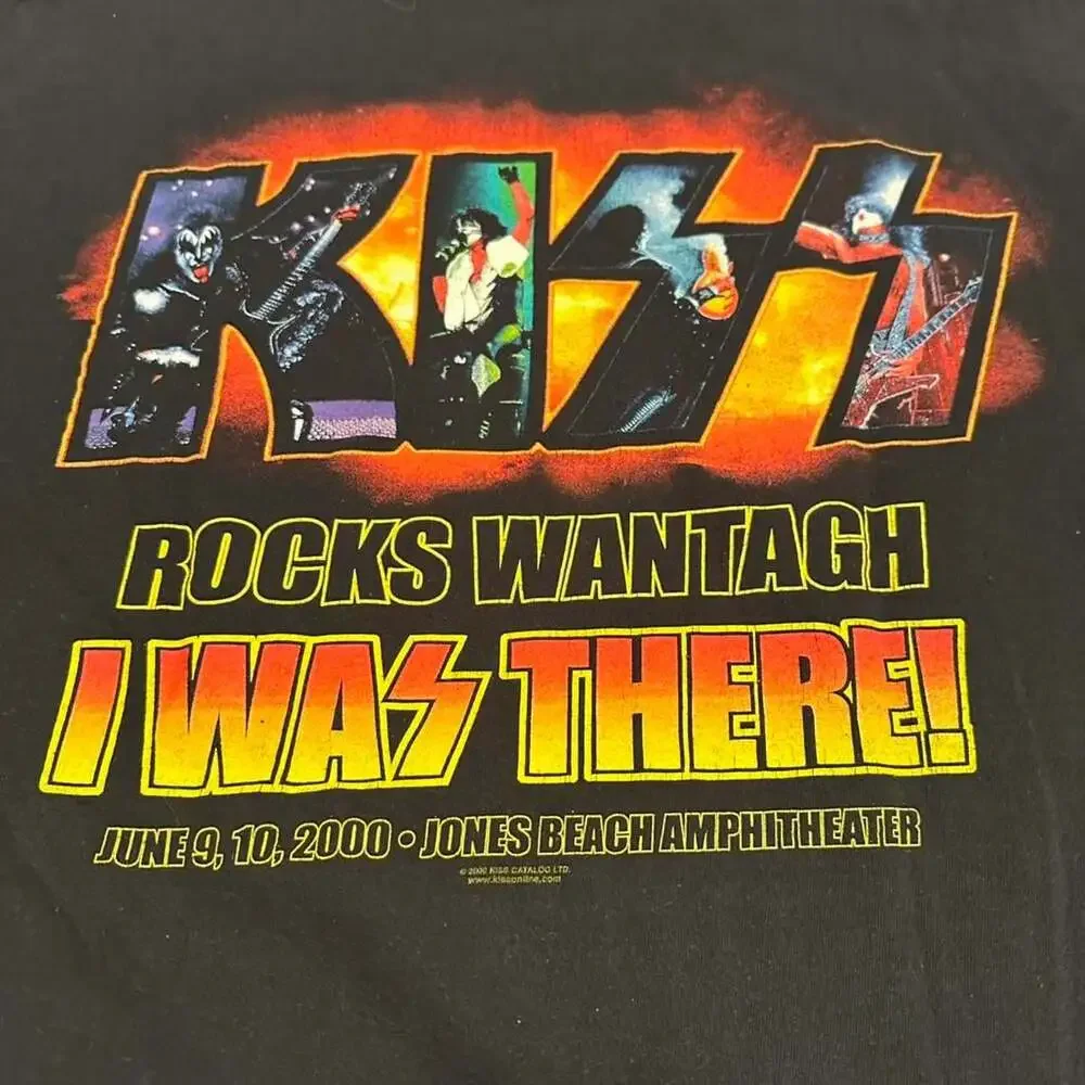 Vintage 2000 KISS Farewell Tour Wantagh Jones Beach T-Shirt